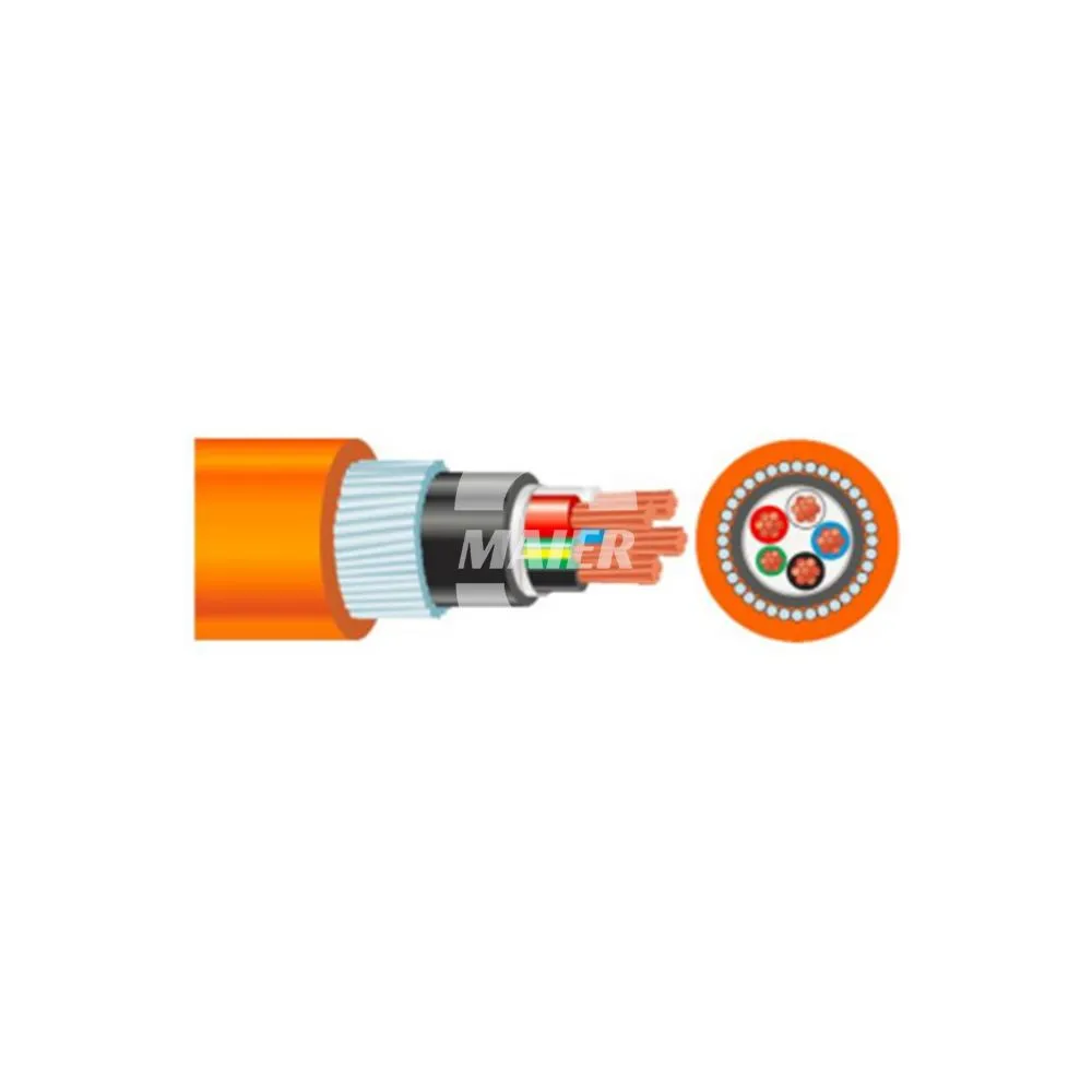 Circular Orange Cable